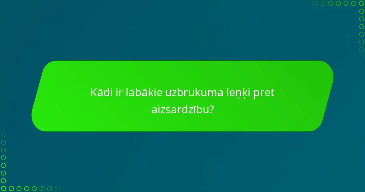 Kādi ir labākie uzbrukuma leņķi pret aizsardzību?
